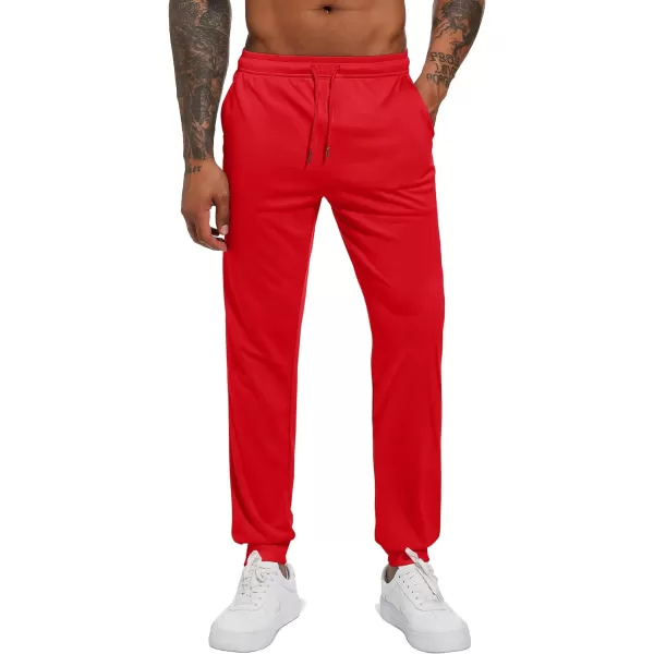 TACVASEN Men's Sweatpants Joggers Workout Athletic Lightweight Elastic Waist Outdoor Pants Tapered Running with Pockets