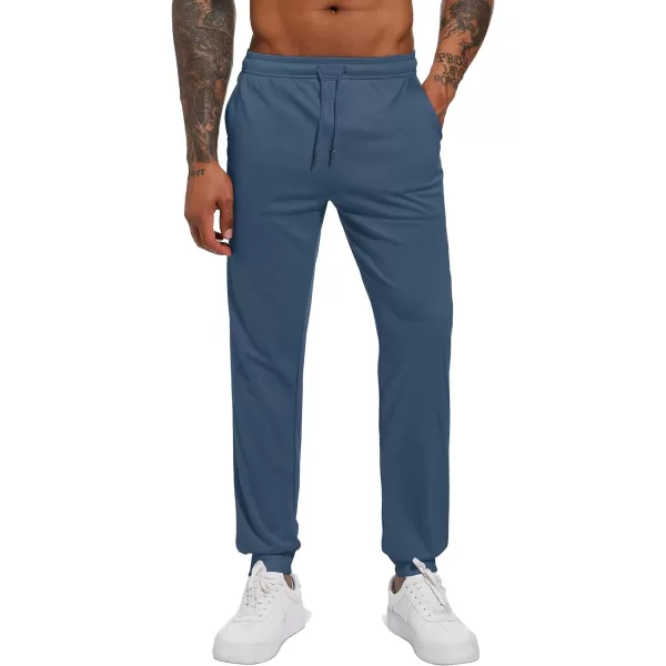 TACVASEN Men's Sweatpants Joggers Workout Athletic Lightweight Elastic Waist Outdoor Pants Tapered Running with Pockets