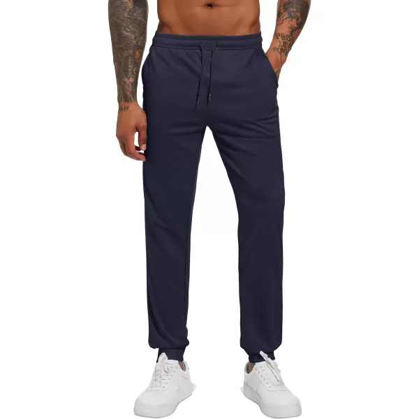 TACVASEN Men's Sweatpants Joggers Workout Athletic Lightweight Elastic Waist Outdoor Pants Tapered Running with Pockets