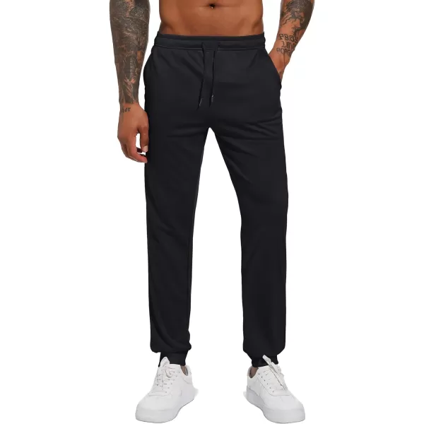 TACVASEN Men's Sweatpants Joggers Workout Athletic Lightweight Elastic Waist Outdoor Pants Tapered Running with Pockets