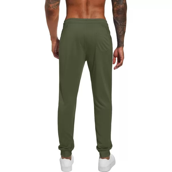 TACVASEN Men's Sweatpants Joggers Workout Athletic Lightweight Elastic Waist Outdoor Pants Tapered Running with Pockets