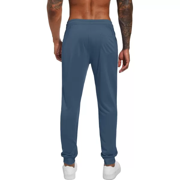 TACVASEN Men's Sweatpants Joggers Workout Athletic Lightweight Elastic Waist Outdoor Pants Tapered Running with Pockets