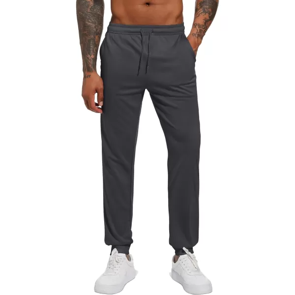 TACVASEN Men's Sweatpants Joggers Workout Athletic Lightweight Elastic Waist Outdoor Pants Tapered Running with Pockets