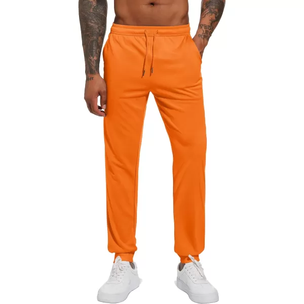 TACVASEN Men's Sweatpants Joggers Workout Athletic Lightweight Elastic Waist Outdoor Pants Tapered Running with Pockets