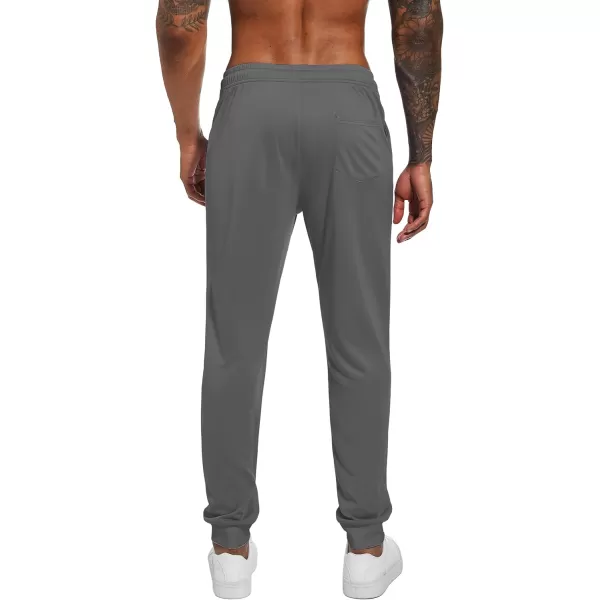 TACVASEN Men's Sweatpants Joggers Workout Athletic Lightweight Elastic Waist Outdoor Pants Tapered Running with Pockets