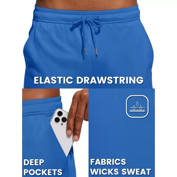 TACVASEN Men's Sweatpants Joggers Workout Athletic Lightweight Elastic Waist Outdoor Pants Tapered Running with Pockets