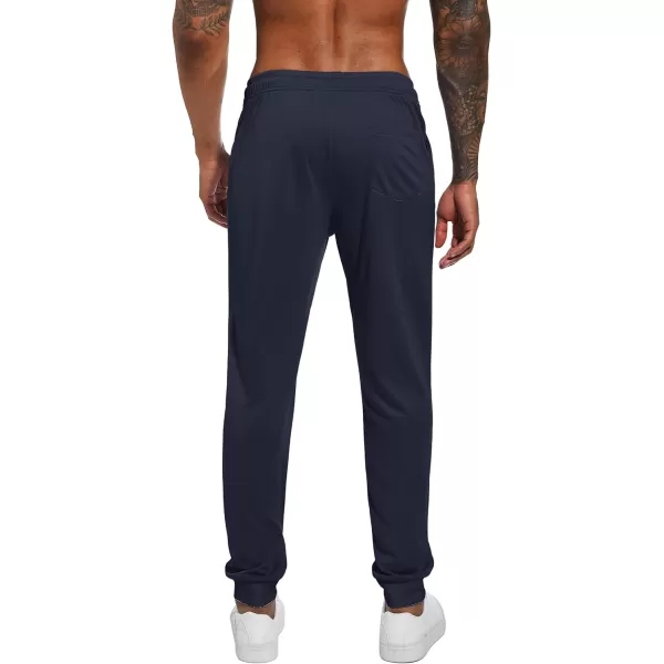 TACVASEN Men's Sweatpants Joggers Workout Athletic Lightweight Elastic Waist Outdoor Pants Tapered Running with Pockets