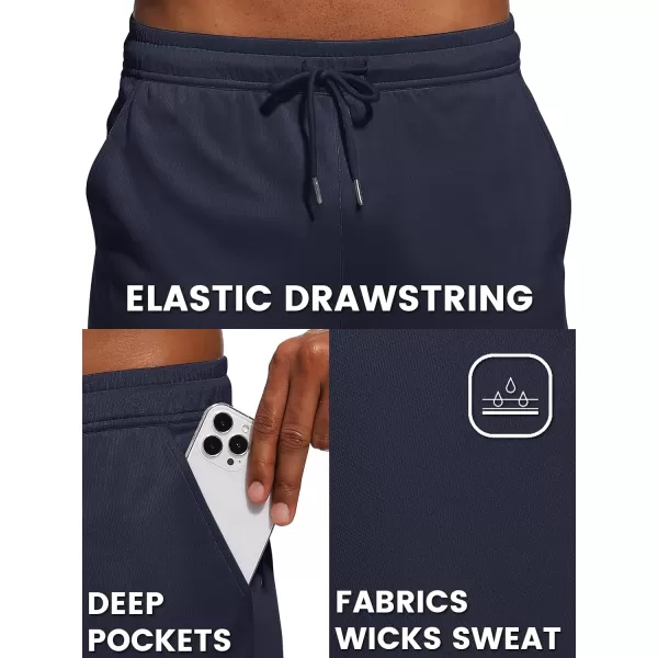TACVASEN Men's Sweatpants Joggers Workout Athletic Lightweight Elastic Waist Outdoor Pants Tapered Running with Pockets