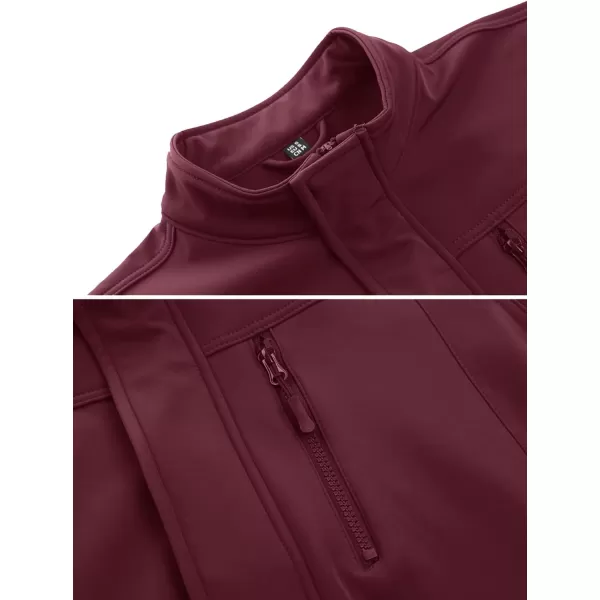 TACVASEN Men's Tactical Jackets Water Resistant Softshell Jacket Fleece Lined Hiking Training Coat