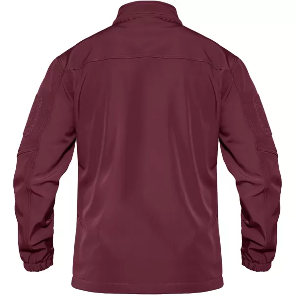 TACVASEN Men's Tactical Jackets Water Resistant Softshell Jacket Fleece Lined Hiking Training Coat