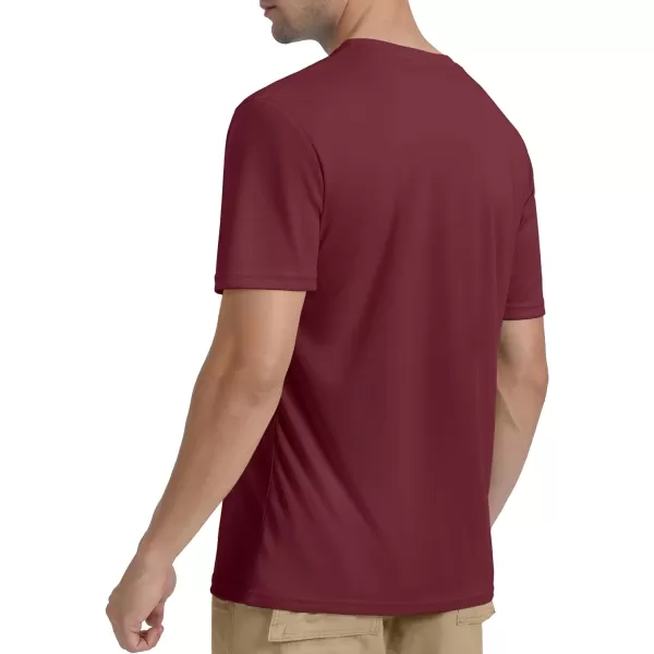 TACVASEN Men's UPF 50+ Sun Protection Shirts Quick Dry Short Sleeves Rash Guard Swim Shirts
