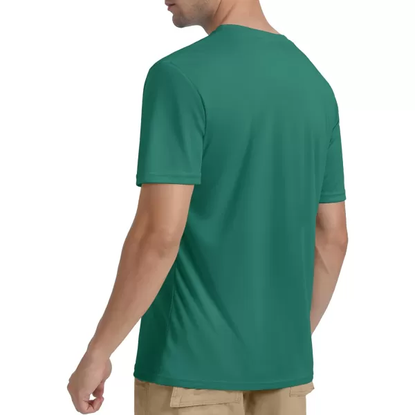 TACVASEN Men's UPF 50+ Sun Protection Shirts Quick Dry Short Sleeves Rash Guard Swim Shirts