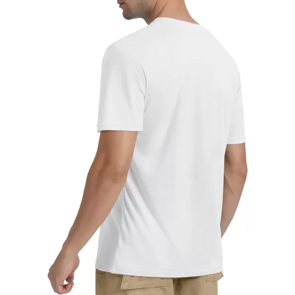 TACVASEN Men's UPF 50+ Sun Protection Shirts Quick Dry Short Sleeves Rash Guard Swim Shirts