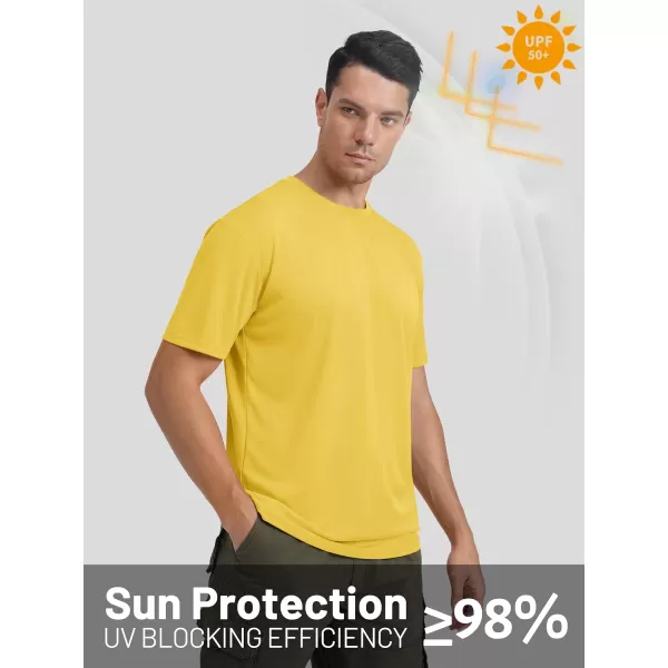 TACVASEN Men's UPF 50+ Sun Protection Shirts Quick Dry Short Sleeves Rash Guard Swim Shirts