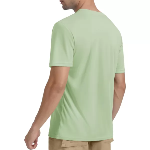 TACVASEN Men's UPF 50+ Sun Protection Shirts Quick Dry Short Sleeves Rash Guard Swim Shirts