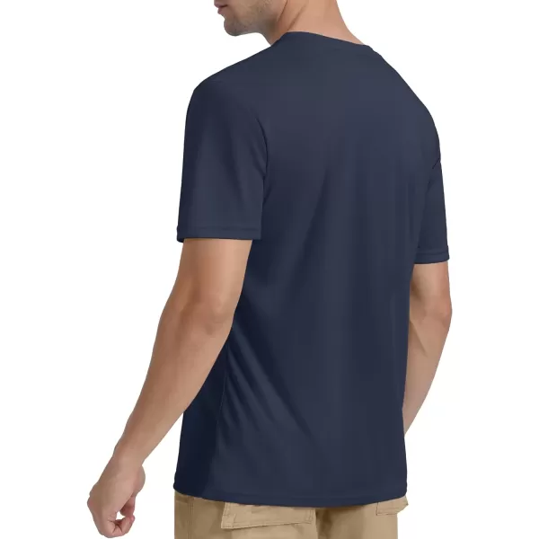 TACVASEN Men's UPF 50+ Sun Protection Shirts Quick Dry Short Sleeves Rash Guard Swim Shirts