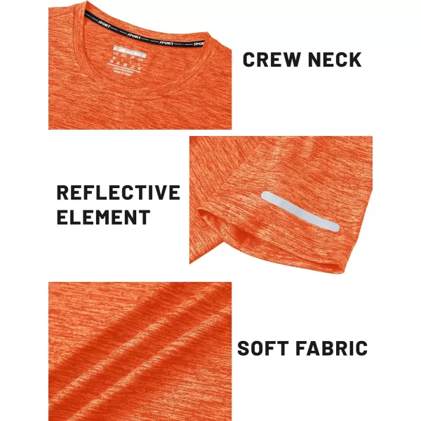 TACVASEN Mens Workout Shirts Short Sleeve Athletic Dry Fit Tshirts Shirts Running Gym Crewneck T-Shirts