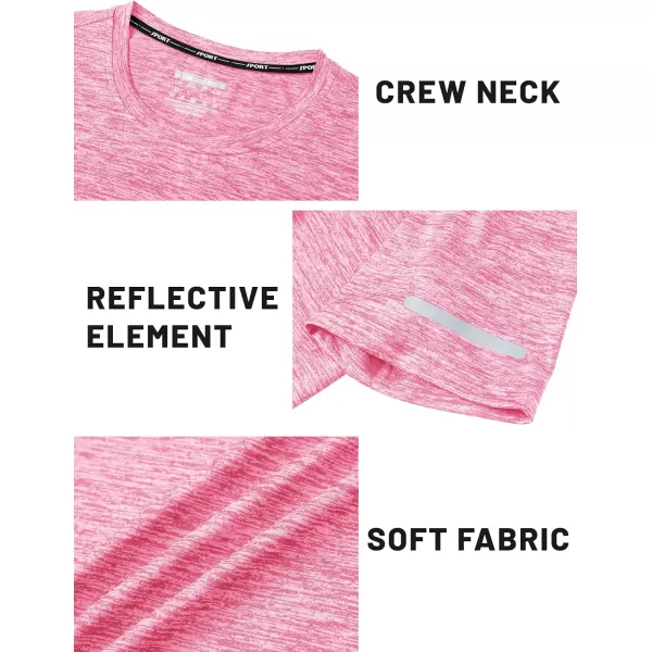 TACVASEN Mens Workout Shirts Short Sleeve Athletic Dry Fit Tshirts Shirts Running Gym Crewneck T-Shirts