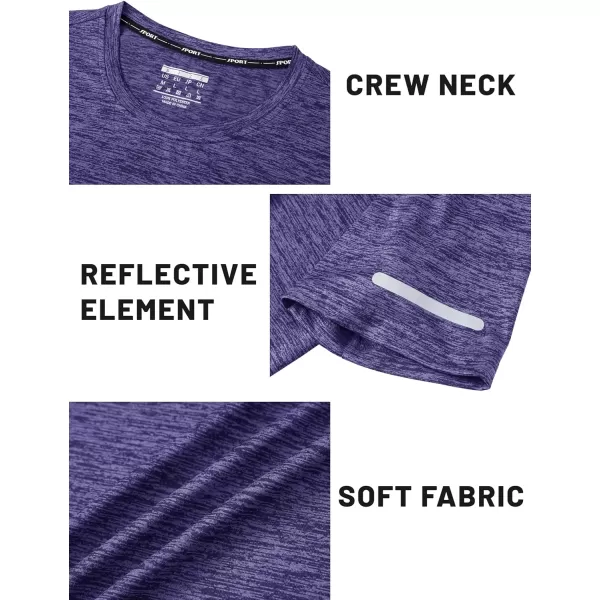 TACVASEN Mens Workout Shirts Short Sleeve Athletic Dry Fit Tshirts Shirts Running Gym Crewneck T-Shirts