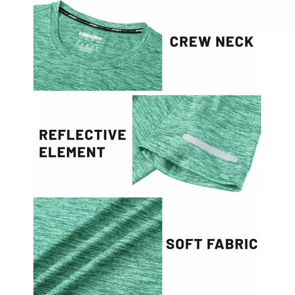 TACVASEN Mens Workout Shirts Short Sleeve Athletic Dry Fit Tshirts Shirts Running Gym Crewneck T-Shirts