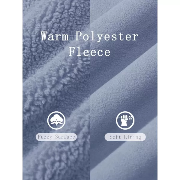 TACVASEN Women's Sherpa Fleece Jacket Full Zip Fuzzy Winter Warm Casual Coats Long Sleeve Soft Thickened Outerwear