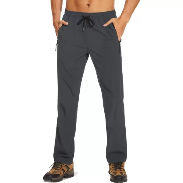 TACVASEN Mens Hiking Pants Lightweight Quick Dry Stretch Joggers for Running Workout Casual