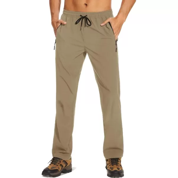 TACVASEN Mens Hiking Pants Lightweight Quick Dry Stretch Joggers for Running Workout Casual