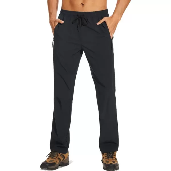 TACVASEN Mens Hiking Pants Lightweight Quick Dry Stretch Joggers for Running Workout Casual