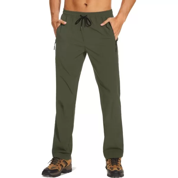 TACVASEN Mens Hiking Pants Lightweight Quick Dry Stretch Joggers for Running Workout Casual