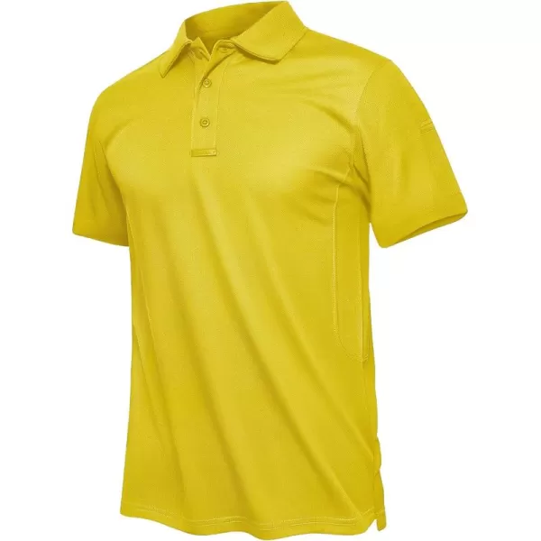 TACVASEN Men's Polo Shirts Tactical Quick-Dry Casual Golf Shirt Short Sleeve Airsoft Polos