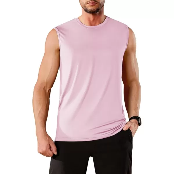 TACVASEN Men's Quick Dry Tank Top UPF 50+ Sun Protection Sleeveless Shirts Gym Workout Beach Athletic Muscle Shirts