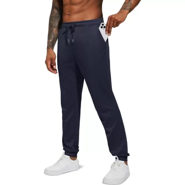 TACVASEN Men's Sweatpants Joggers Workout Athletic Lightweight Elastic Waist Outdoor Pants Tapered Running with Pockets