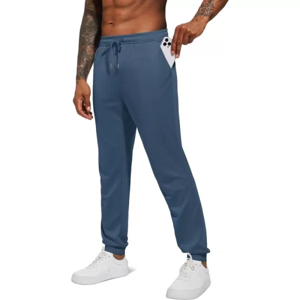 TACVASEN Men's Sweatpants Joggers Workout Athletic Lightweight Elastic Waist Outdoor Pants Tapered Running with Pockets
