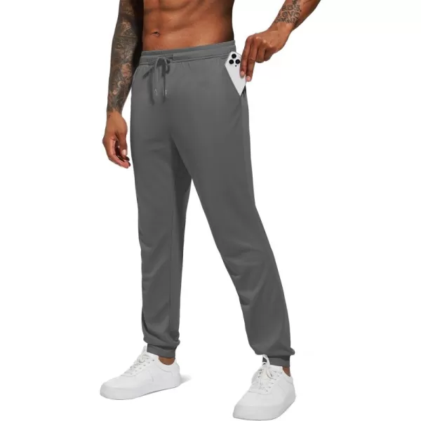 TACVASEN Men's Sweatpants Joggers Workout Athletic Lightweight Elastic Waist Outdoor Pants Tapered Running with Pockets