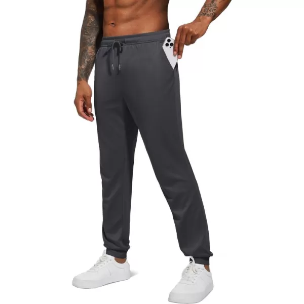 TACVASEN Men's Sweatpants Joggers Workout Athletic Lightweight Elastic Waist Outdoor Pants Tapered Running with Pockets