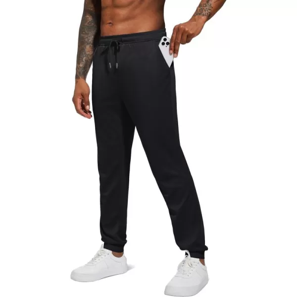 TACVASEN Men's Sweatpants Joggers Workout Athletic Lightweight Elastic Waist Outdoor Pants Tapered Running with Pockets