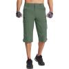 imageTACVASEN Mens Capri Pants 7 Pockets 34 Quick Dry WaterResistant Workout Cargo Hiking ShortsBean Green