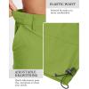 imageTACVASEN Mens Capri Pants 7 Pockets 34 Quick Dry WaterResistant Workout Cargo Hiking ShortsG Green