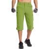 imageTACVASEN Mens Capri Pants 7 Pockets 34 Quick Dry WaterResistant Workout Cargo Hiking ShortsG Green