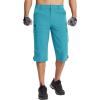 imageTACVASEN Mens Capri Pants 7 Pockets 34 Quick Dry WaterResistant Workout Cargo Hiking ShortsLake Blue