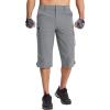 imageTACVASEN Mens Capri Pants 7 Pockets 34 Quick Dry WaterResistant Workout Cargo Hiking ShortsLight Grey