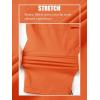 imageTACVASEN Mens Capri Pants 7 Pockets 34 Quick Dry WaterResistant Workout Cargo Hiking ShortsOrange
