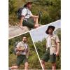imageTACVASEN Mens Hiking Cargo Shorts 10quot with Zipper Pockets Mens Tactical Shorts Stretch Waist Casual Shorts Golf OutdoorArmy Green