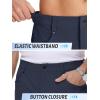 imageTACVASEN Mens Hiking Cargo Shorts 10quot with Zipper Pockets Mens Tactical Shorts Stretch Waist Casual Shorts Golf OutdoorNavy