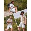 imageTACVASEN Mens Hiking Cargo Shorts 10quot with Zipper Pockets Mens Tactical Shorts Stretch Waist Casual Shorts Golf OutdoorWhite