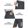 imageTACVASEN Mens Hiking Cargo Shorts Lightweight Quick Dry Water Resistant Stretch Golf Shorts for Outdoor Fishing TravelDark Grey