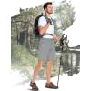 imageTACVASEN Mens Hiking Cargo Shorts Lightweight Quick Dry Water Resistant Stretch Golf Shorts for Outdoor Fishing TravelLight Grey