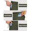 imageTACVASEN Mens Hiking Cargo Shorts Quick Dry Lightweight for Outdoor Golf Fishing Tactical Casual with Multi PocketsArmy Green