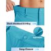 imageTACVASEN Mens Hiking Cargo Shorts Quick Dry Lightweight for Outdoor Golf Fishing Tactical Casual with Multi PocketsIce Blue