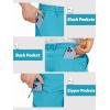 imageTACVASEN Mens Hiking Cargo Shorts Quick Dry Lightweight for Outdoor Golf Fishing Tactical Casual with Multi PocketsIce Blue